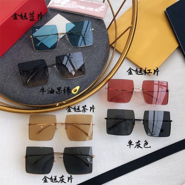 brand designer women's sunglasses rimless sun glasses metal temple classic summer sunshade luxury box, White;black
brand designer women's sunglasses rimless sun glasses metal temple classic summer sunshade luxury box, White;black