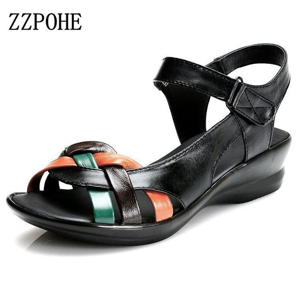 summer mother sandals elderly fashion casual leather female flat hollow large size women 41 42, Black
summer mother sandals elderly fashion casual leather female flat hollow large size women 41 42, Black