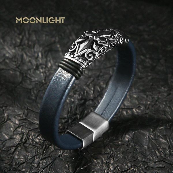 charm bracelets moonlight arrival neo-gothic style magnificent accessories genuine leather & bangles for men pulseiras masculina, Golden;silver
charm bracelets moonlight arrival neo-gothic style magnificent accessories genuine leather & bangles for men pulseiras masculina, Golden;silver