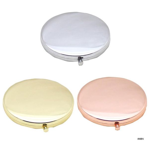 mirrors 1pc portable makeup accessories solid color metal round case double side -up pocket mirror rose gold siliver
mirrors 1pc portable makeup accessories solid color metal round case double side -up pocket mirror rose gold siliver