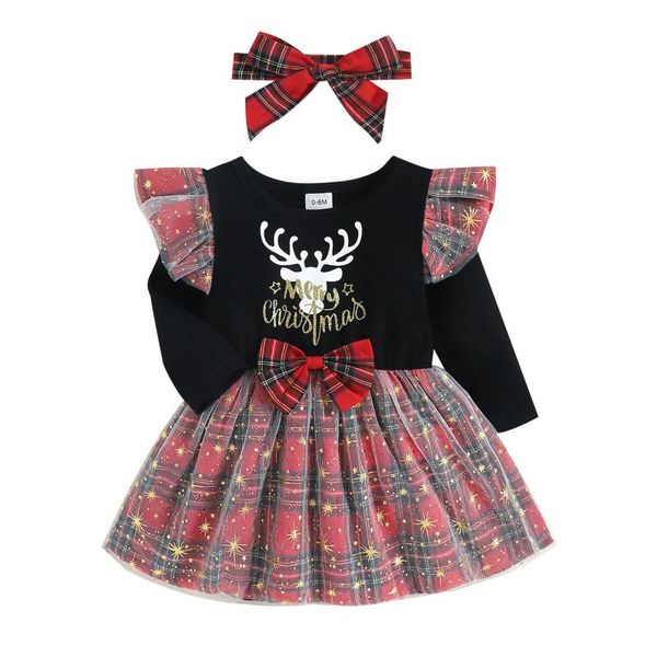 girl's dresses emmababy christmas baby girls 2pcs set reindeer print plaid stitching long sleeve flying bowknot net year dress headband, Red;yellow
girl's dresses emmababy christmas baby girls 2pcs set reindeer print plaid stitching long sleeve flying bowknot net year dress headband, Red;yellow