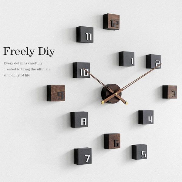 wall clocks extra large diy clock modern design 3d decoration hanging nordic luxury wooden art big watch 82x75 cm
wall clocks extra large diy clock modern design 3d decoration hanging nordic luxury wooden art big watch 82x75 cm