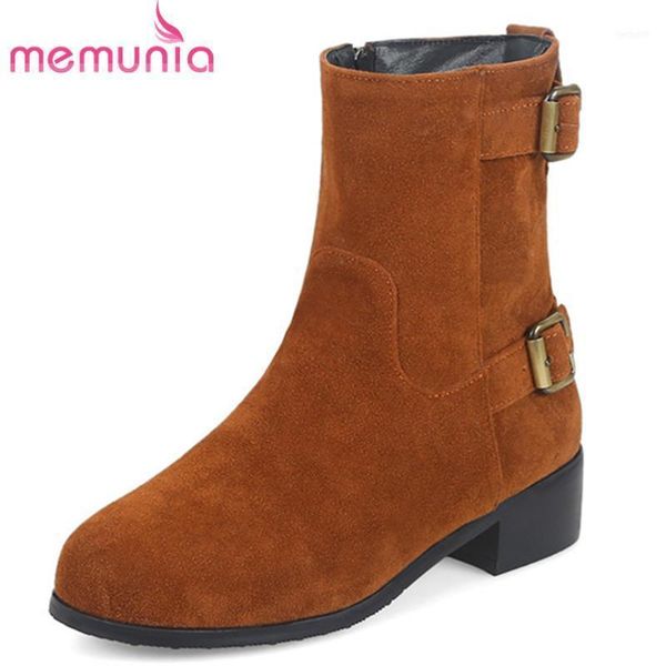boots memunia 2021 big size ankle women flock round toe zip buckle autumn winter short square heel casual shoes woman11, Black
boots memunia 2021 big size ankle women flock round toe zip buckle autumn winter short square heel casual shoes woman11, Black