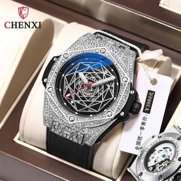 wristwatches fashion men mechanical watch business automatic waterproof luminous relogio masculino, Slivery;brown
wristwatches fashion men mechanical watch business automatic waterproof luminous relogio masculino, Slivery;brown