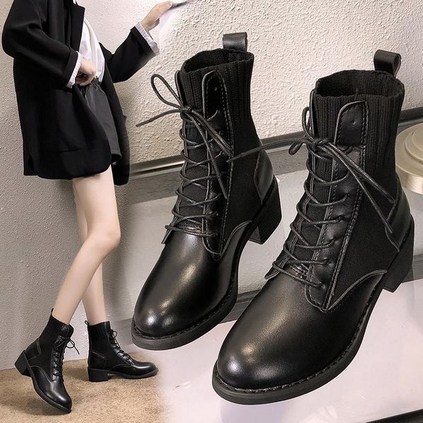 boots winter lady female shoes luxury designer round toe boots-women 2021 fashion rock autumn high heel rubber ankle, Black
boots winter lady female shoes luxury designer round toe boots-women 2021 fashion rock autumn high heel rubber ankle, Black