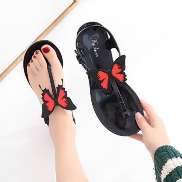 sandals butterfly decorated women summer beach vacation holiday female jelly shoes non-slip waterproof sandalias de mujer, Black
sandals butterfly decorated women summer beach vacation holiday female jelly shoes non-slip waterproof sandalias de mujer, Black