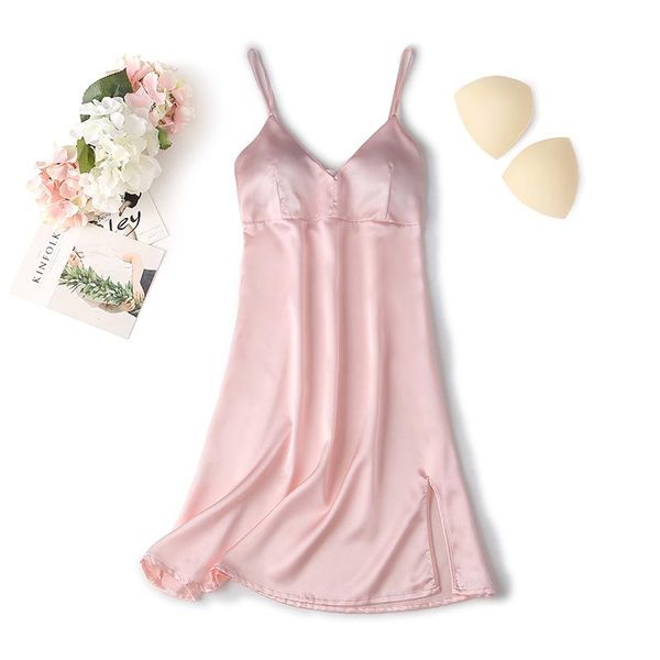 women's sleepwear silky nightgown female satin spaghetti strap nightdress sleep dress intimate lingerie solid nightwear home clothe, Black;red
women's sleepwear silky nightgown female satin spaghetti strap nightdress sleep dress intimate lingerie solid nightwear home clothe, Black;red