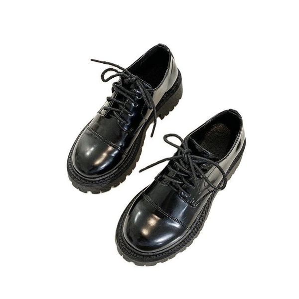 boots 2021 spring classic round platform black oxford women's shoes casual lace up flat thick soled pu brogue
boots 2021 spring classic round platform black oxford women's shoes casual lace up flat thick soled pu brogue