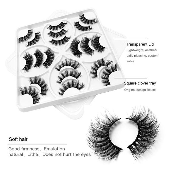 false eyelashes 10pairs/set of 3d simulation natural thick long dramatic fake lashes makeup extension
false eyelashes 10pairs/set of 3d simulation natural thick long dramatic fake lashes makeup extension