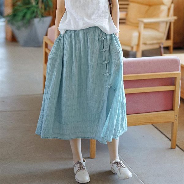 vintage jacquard cotton patchwork button womens skirts elastic waist spring solid color soft a line, Black
vintage jacquard cotton patchwork button womens skirts elastic waist spring solid color soft a line, Black