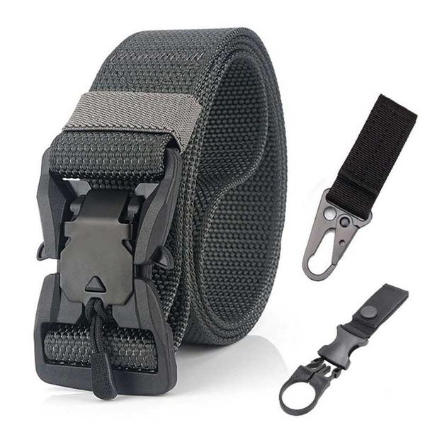 military tactical belts men's soft nylon belt army style magnetic buckle jeans pants waist belt outdoor hunting accessories 220210, Black;brown
military tactical belts men's soft nylon belt army style magnetic buckle jeans pants waist belt outdoor hunting accessories 220210, Black;brown
