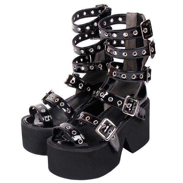 dress shoes angelic imprint woman lolita cosplay punk lady high heels pumps girl princess summer platform sandals rivets 8951 pl, Black
dress shoes angelic imprint woman lolita cosplay punk lady high heels pumps girl princess summer platform sandals rivets 8951 pl, Black