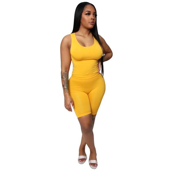 women solid two pieces sets tracksuits tank knee length jogger shorts suit sporty fitness night club 2 pcs outfit 2xl, Gray
women solid two pieces sets tracksuits tank knee length jogger shorts suit sporty fitness night club 2 pcs outfit 2xl, Gray