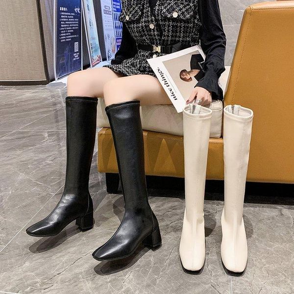 boots 2021 fashion women winter heels quality long comfort mujer thigh high boot botas zipper knee-high, Black
boots 2021 fashion women winter heels quality long comfort mujer thigh high boot botas zipper knee-high, Black