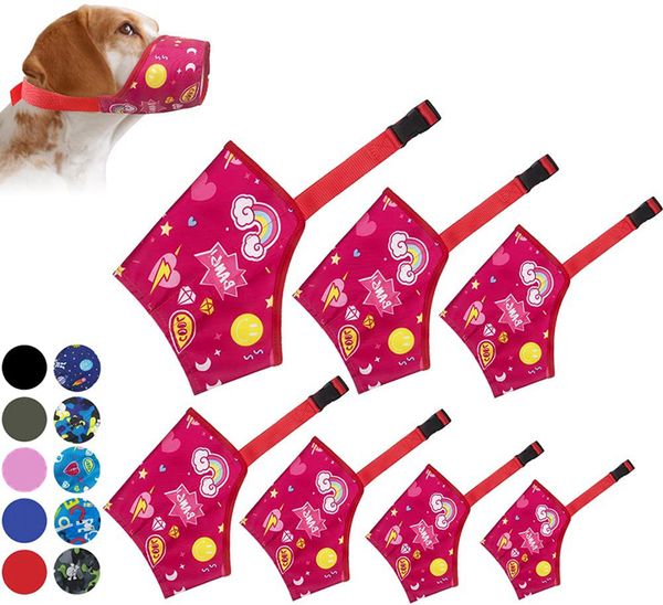 16 Color Dog Muzzle Collars Biting Barking Chewing Adjustable Doggy Mouth Cover For Small Medium Large Dogs Soft Comfortable Pets
16 Color Dog Muzzle Collars Biting Barking Chewing Adjustable Doggy Mouth Cover For Small Medium Large Dogs Soft Comfortable Pets