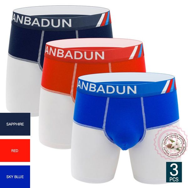 underpants 3pcs/lot men 's long boxer cotton mid-rise breathable patchwork u convex pouch intimate comfortable soft rest sports underwe, Black;white
underpants 3pcs/lot men 's long boxer cotton mid-rise breathable patchwork u convex pouch intimate comfortable soft rest sports underwe, Black;white
