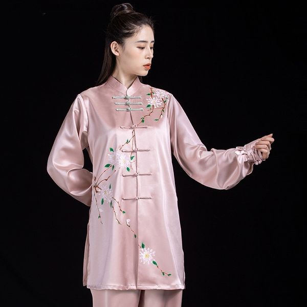 womens soft silk tai chi suit kung fu wushu martial arts uniform wing chun jacket pants morning exercise tai chi uniform 12492, Red
womens soft silk tai chi suit kung fu wushu martial arts uniform wing chun jacket pants morning exercise tai chi uniform 12492, Red
