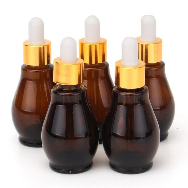 5pcs gourd-shaped amber glass dropper bottle with eye pipette essential oil cosmetic container 10/20/30/50/100ml storage bottles & jars
5pcs gourd-shaped amber glass dropper bottle with eye pipette essential oil cosmetic container 10/20/30/50/100ml storage bottles & jars