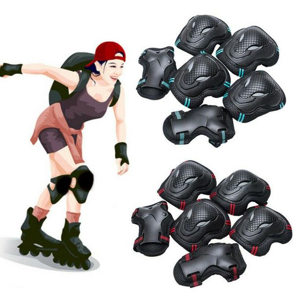 elbow & knee pads 6 pcs adults kids protective gear and wrist guard for rollerblading skateboard cycling skating bike scooter, Black;gray
elbow & knee pads 6 pcs adults kids protective gear and wrist guard for rollerblading skateboard cycling skating bike scooter, Black;gray