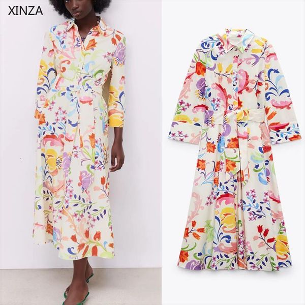 za summer print midi shirt women dress long sleeve tied self belt office lady dresses female button up pleat, Black;gray
za summer print midi shirt women dress long sleeve tied self belt office lady dresses female button up pleat, Black;gray