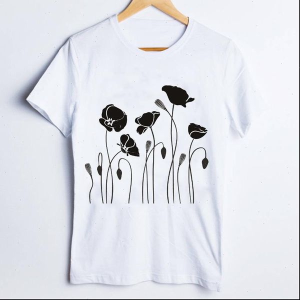 tees women for print floral plant fashion summer autumn trend 90s ladies clothes lady clothing female t shirt, White
tees women for print floral plant fashion summer autumn trend 90s ladies clothes lady clothing female t shirt, White