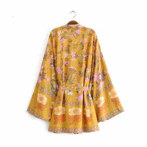 women's swimwear vintage autumn kimono print floral bohemian flare sleeve cover-up with sashes holiday slim long cardigan women sa, White;black
women's swimwear vintage autumn kimono print floral bohemian flare sleeve cover-up with sashes holiday slim long cardigan women sa, White;black