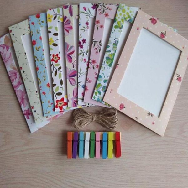 frames 9pcs 6inch combination paper frame with clips diy kraft picture hanging wall pos home decoration craft
frames 9pcs 6inch combination paper frame with clips diy kraft picture hanging wall pos home decoration craft