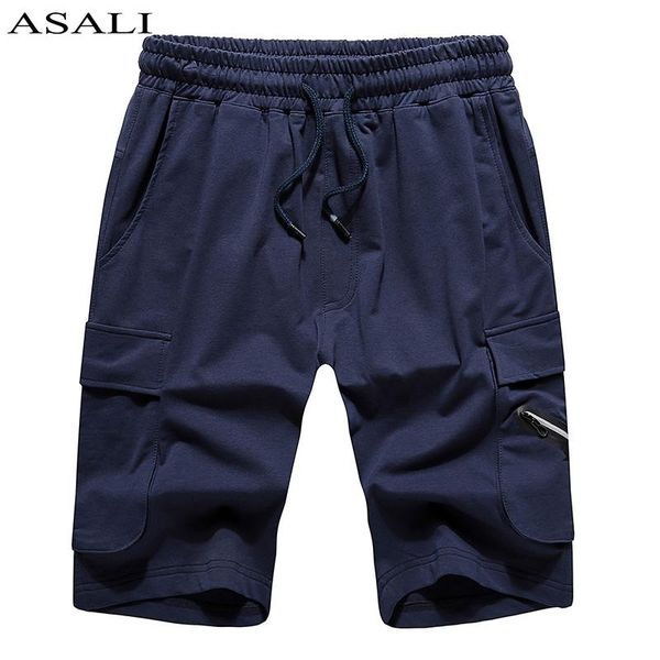 summer casual shorts workout men's cargo multi-pocket solid color elastic waist short pants streetwears brand clothing, White;black
summer casual shorts workout men's cargo multi-pocket solid color elastic waist short pants streetwears brand clothing, White;black