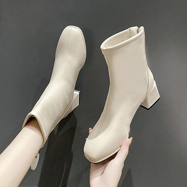 boots pu leather platform casual footwear 2021 women zipper ankle ladies autumn round toe square low heels female shoes, Black
boots pu leather platform casual footwear 2021 women zipper ankle ladies autumn round toe square low heels female shoes, Black
