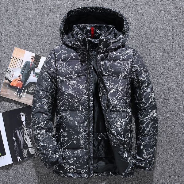 designers winter mens white duck down jacket warm thick puffer jacket coat male fashion pattern casual overcoat thermal parka men clothes 5x, Black;brown
designers winter mens white duck down jacket warm thick puffer jacket coat male fashion pattern casual overcoat thermal parka men clothes 5x, Black;brown