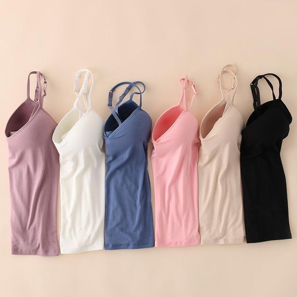 women's tanks & camis women padded bra spaghetti strap v neck vest cami tank shirt blouse, White
women's tanks & camis women padded bra spaghetti strap v neck vest cami tank shirt blouse, White