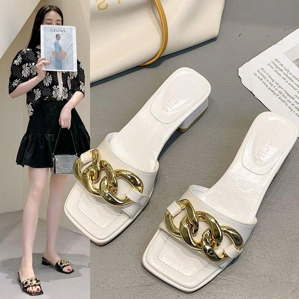 slippers 2021 summer slipper women shoes woman slides black metal chain decorated ladies split open toe
slippers 2021 summer slipper women shoes woman slides black metal chain decorated ladies split open toe