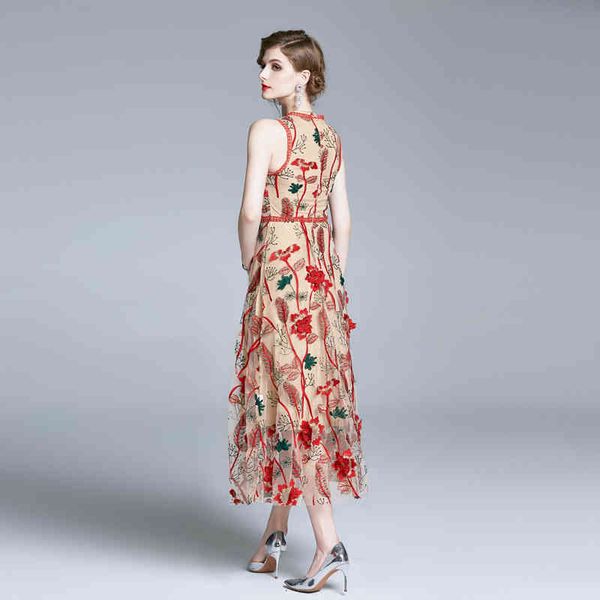 neck knitted flowers embroidered elegant party fashion designer maxi women's dress round, Black;gray
neck knitted flowers embroidered elegant party fashion designer maxi women's dress round, Black;gray