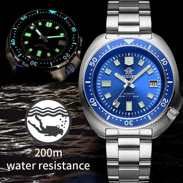 wristwatches addies dive mechanical watch sapphire nh35 automatic watches men 200m steel 1975 wrist for diver, Slivery;brown
wristwatches addies dive mechanical watch sapphire nh35 automatic watches men 200m steel 1975 wrist for diver, Slivery;brown