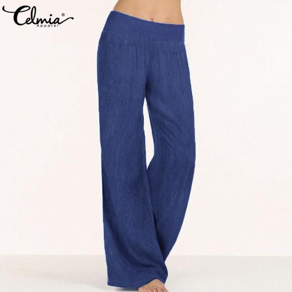 women's pants & capris celmia women denim wide leg jeans elastic high waist trousers womens clothing plus size casual bottoms pantalon, Black;white
women's pants & capris celmia women denim wide leg jeans elastic high waist trousers womens clothing plus size casual bottoms pantalon, Black;white