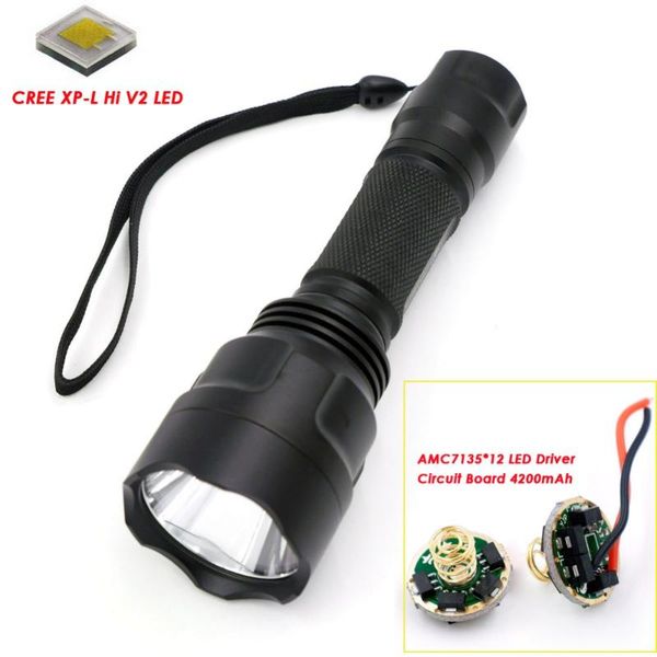 xp-l hi v2 single mode 12*7135 led driver circuit board 4200mah high power strong light torch(1*18650) flashlights torches
xp-l hi v2 single mode 12*7135 led driver circuit board 4200mah high power strong light torch(1*18650) flashlights torches