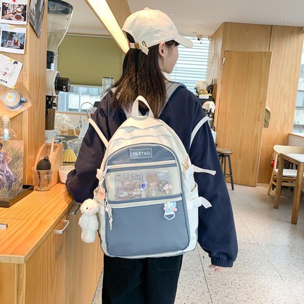 school bags women backpack waterproof nylon large capacity back pack mesh pocket student schoolbag lovely book mochilas
school bags women backpack waterproof nylon large capacity back pack mesh pocket student schoolbag lovely book mochilas