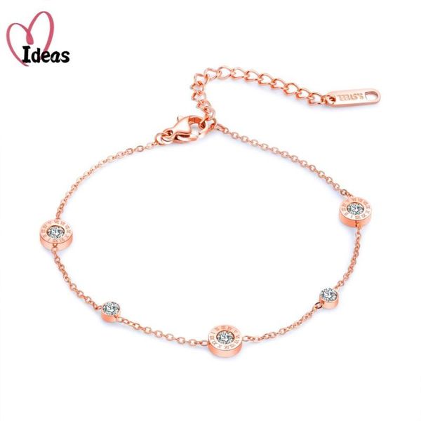 anklets titanium steel cz bohemia beach chain link for women girls trendy roman numerals round charm anklet jewelry, Red;blue
anklets titanium steel cz bohemia beach chain link for women girls trendy roman numerals round charm anklet jewelry, Red;blue
