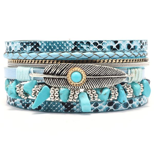 wrap bracelets for women multilayer leather bracelets with natural stone beaded feather jewelry bohemian bangles mother girls, Golden;silver
wrap bracelets for women multilayer leather bracelets with natural stone beaded feather jewelry bohemian bangles mother girls, Golden;silver