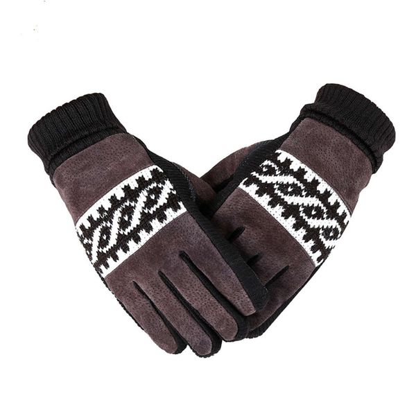 gloves winter men' plush thickened real pigskin warm fashion anti-skid windproof cycling, Blue;gray
gloves winter men' plush thickened real pigskin warm fashion anti-skid windproof cycling, Blue;gray