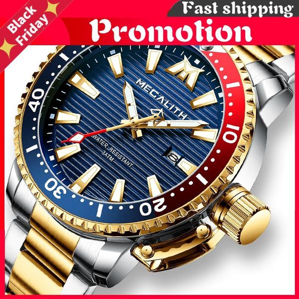 wristwatches gold full steel watches men luminous sports quartz date watch sport waterproof military wrist with velvet bag, Slivery;brown
wristwatches gold full steel watches men luminous sports quartz date watch sport waterproof military wrist with velvet bag, Slivery;brown