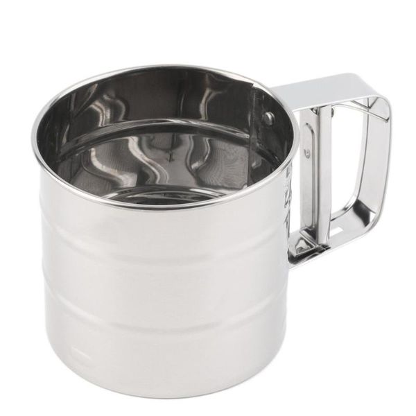 colanders & strainers handheld flour shaker stainless steel mesh sieve cup powder icing sugar bake pastry tool hand-pressed sifters
colanders & strainers handheld flour shaker stainless steel mesh sieve cup powder icing sugar bake pastry tool hand-pressed sifters