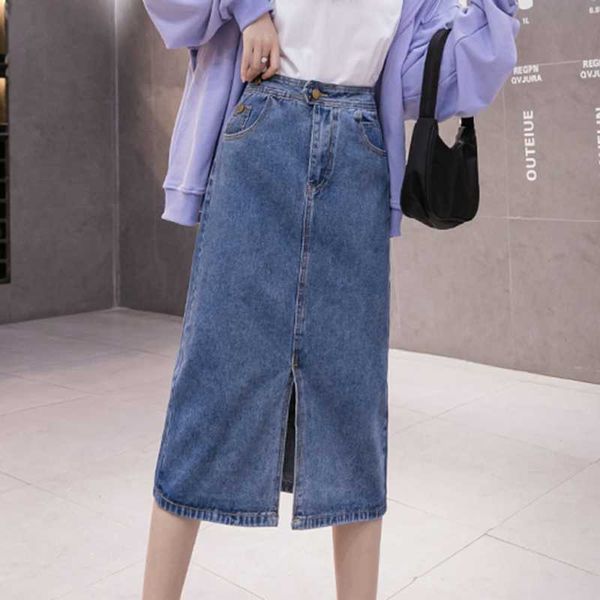 skirts split straight denim plus size oversized korean fashion high-waisted vintage summer women's clothing skirt vetement femme 2021, Black
skirts split straight denim plus size oversized korean fashion high-waisted vintage summer women's clothing skirt vetement femme 2021, Black