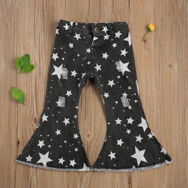 trousers kids girl pants ruffle trousers, ripped hole keep warm winter fall high waist wide-leg denim star printed clothes, Blue
trousers kids girl pants ruffle trousers, ripped hole keep warm winter fall high waist wide-leg denim star printed clothes, Blue