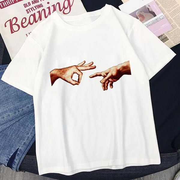 women's t-shirt michelangelo funny cartoon print t shirts women grunge aesthetic hand graphic casual female tshirt oversized, White
women's t-shirt michelangelo funny cartoon print t shirts women grunge aesthetic hand graphic casual female tshirt oversized, White
