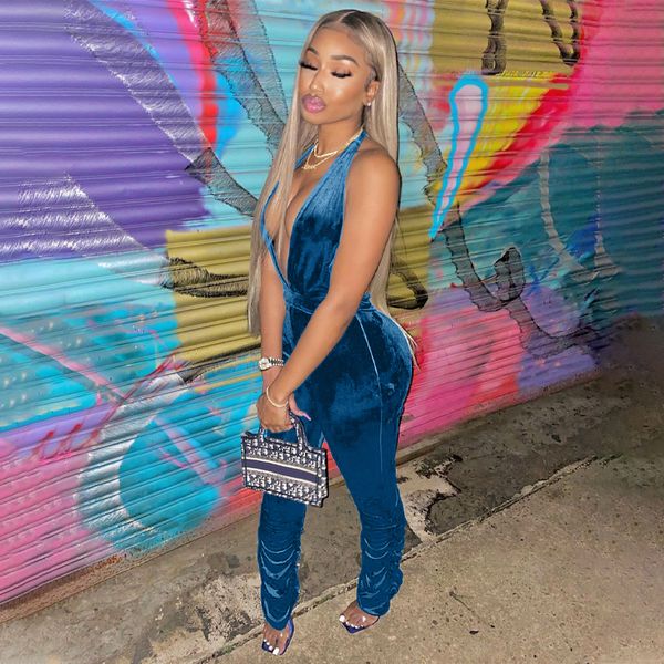 2021 sleeveless velvet halter backless ruched skinny bodysuit autumn winter women fashion streetwear casual romperby air, Black;white
2021 sleeveless velvet halter backless ruched skinny bodysuit autumn winter women fashion streetwear casual romperby air, Black;white
