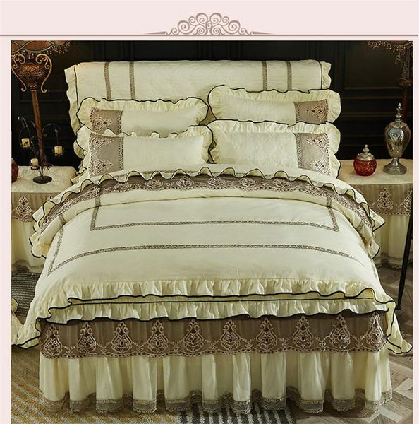 bedding sets beige lace bedspreads princess duvet cover set king size wedding soft thicken bed korea pillowcase sheet
bedding sets beige lace bedspreads princess duvet cover set king size wedding soft thicken bed korea pillowcase sheet