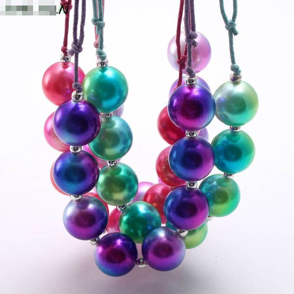 girls necklaces pendants jewelry children accessories rainbow pearl childrens beaded b7948, Red;brown
girls necklaces pendants jewelry children accessories rainbow pearl childrens beaded b7948, Red;brown