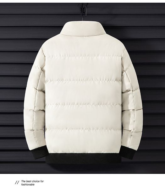 men's leather & faux thicken warm parkas winter jacket casual s parka coats fashion streetwear windbreaker cotton padded down 2p7k, Black
men's leather & faux thicken warm parkas winter jacket casual s parka coats fashion streetwear windbreaker cotton padded down 2p7k, Black