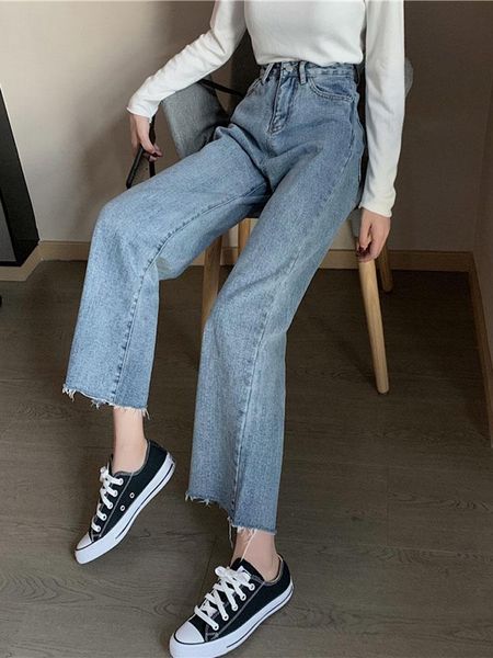 women's jeans wavsiyier korean style streetwear denim trousers solid vintage woman 2021 autumn winter pants women high waist lady, Blue
women's jeans wavsiyier korean style streetwear denim trousers solid vintage woman 2021 autumn winter pants women high waist lady, Blue